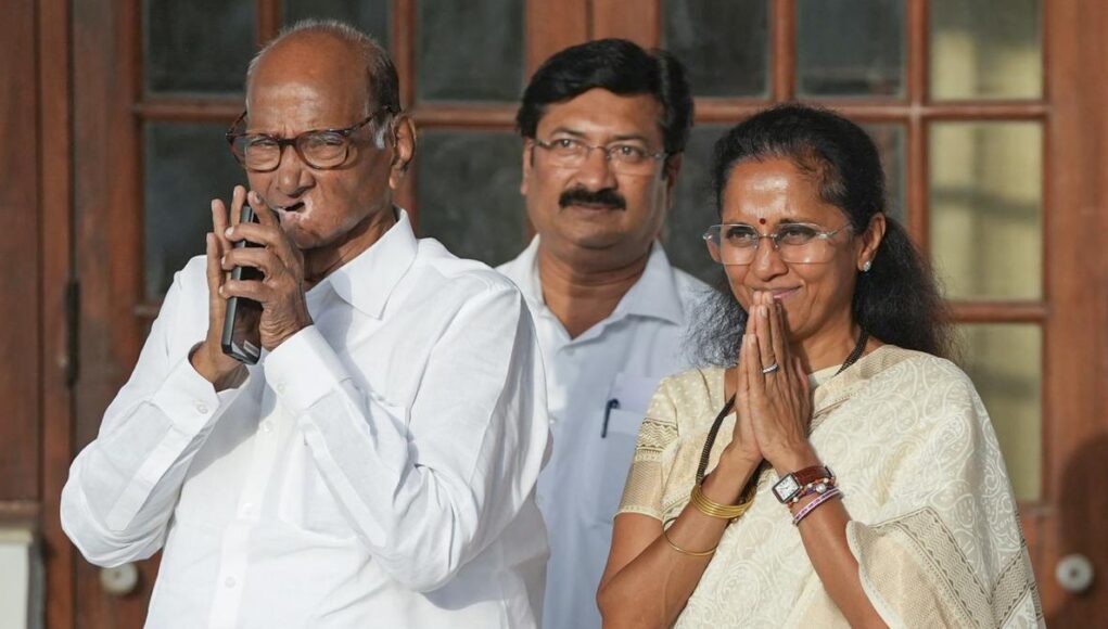 According to Supriya Sule, her father received a legal warning from ruling NCP MLA Sunil Tingre.