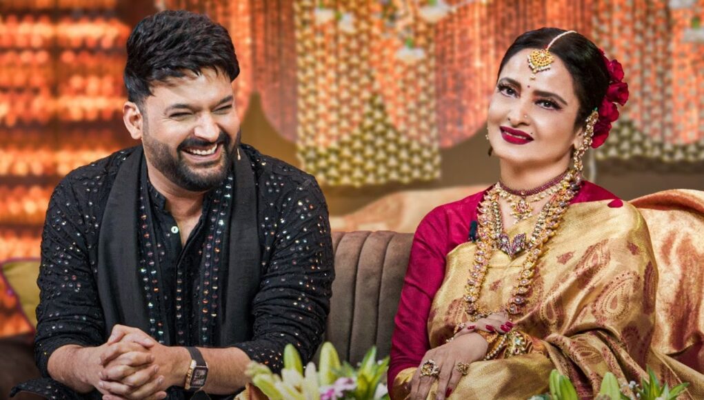 Rekha ji with kapil sharma