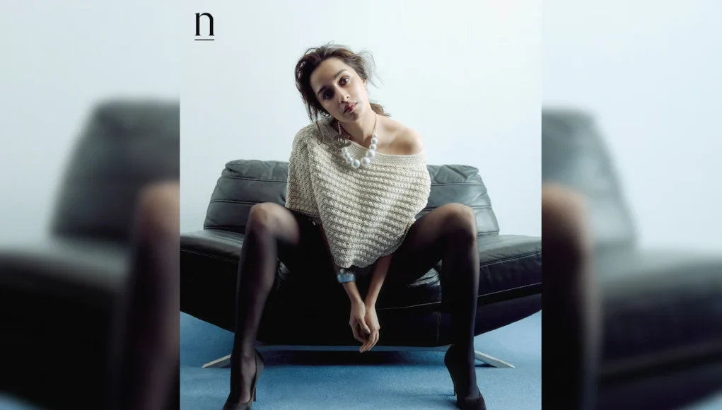 Finally, Shraddha dressed comfortably in an oversized one-shoulder knitted top, which she matched with black leather shorts and sheer stockings. Shraddha demonstrated that no one does fashion better than her, wearing Jimmy Choo heels, a pearl necklace, and her hair in a sloppy ponytail.