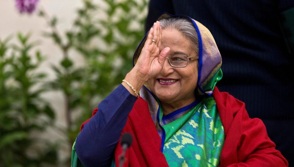 There is a storm in Bangladesh at three in the morning when the former president leaves for Thailand in a Lungi.