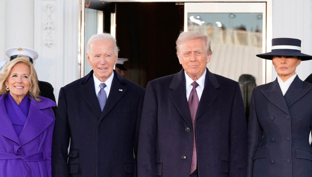 The "good parts" of the economy are attributed to Trump, while Joe Biden is held accountable for the rest.