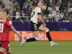 Germany won the women’s Euro 2025 first match 2-0 over Poland. Germany defeated Poland 2-0 in the opening match of the women's Euro 2025 competition.