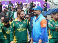 After the Legends Match decision, India was asked to promise not to play Pakistan in the World Cup or Olympics. India was urged to pledge not to play Pakistan in the World Cup or Olympics following the Legends Match ruling.