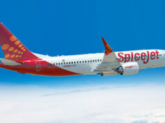 After taking off from Gujarat’s Kandla airport, a SpiceJet aircraft loses a wheel but lands safely in Mumbai. A SpiceJet plane loses a wheel after taking off from Kandla airport in Gujarat, but it lands safely in Mumbai.