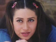 This Navratri, Karisma Kapoor masters a minimalist festive look in a yellow saree. In a yellow saree, Karisma Kapoor effortlessly pulls off a festive, minimalist style for Navratri.