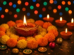 Which cities attract the most devotees during Hindu festivals like Diwali and Navratri?