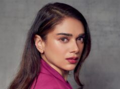Pet parents will adore Aditi Rao Hydari’s German Shepherd cashmere sweater. Aditi Rao Hydari's German Shepherd cashmere jumper is sure to please pet owners.