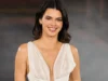 Wearing a pashmina, Kendall Jenner argues for classic winter attire. Kendall Jenner promotes traditional winter clothing while sporting a pashmina.