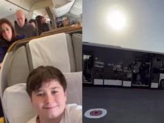 You’ll laugh at this boy’s explanation for leaving the plane last.
