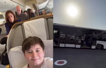 You’ll laugh at this boy’s explanation for leaving the plane last.