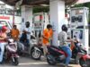 For the fourth time in 10 days, the price of petrol and diesel increased, most recently by around 2.8 per litre.