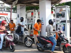 For the fourth time in 10 days, the price of petrol and diesel increased, most recently by around 2.8 per litre.