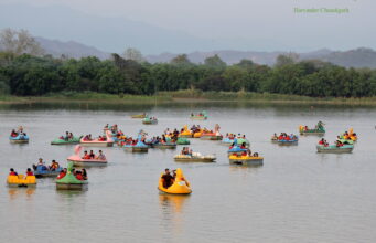 How clean and well-maintained are the lakes in Chandigarh?