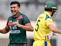 As Bangladesh wreaks havoc, Australia hits a historic low and falls to an unprecedented 0/3 for the first time in their ODI history.