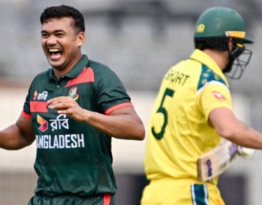 As Bangladesh wreaks havoc, Australia hits a historic low and falls to an unprecedented 0/3 for the first time in their ODI history.