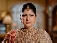 It took 1600 hours to create Anshula Kapoor’s ornate pre-wedding lehenga.