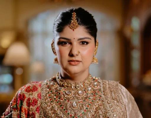 It took 1600 hours to create Anshula Kapoor’s ornate pre-wedding lehenga.