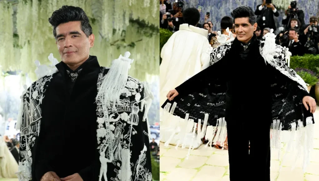 Met Gala 2026: Manish Malhotra uses measuring tape elements to create a bold yet profound statement.