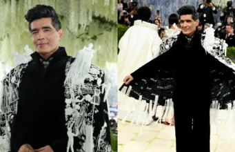 Met Gala 2026: Manish Malhotra uses measuring tape elements to create a bold yet profound statement.