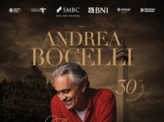 Andrea Bocelli Celebrates 30 Years Anniversary Tour of Romanza with Two Concerts in Indonesia | News