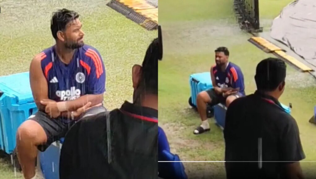“Bukhaar Karwa Dena”: Rishabh Pant’s Funny Response Amid Rain Leaves Fans In Splits