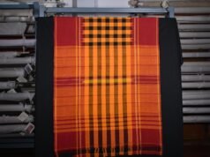 The geometry of memory: Vintage Chettinadu saris on display at DakshinaChitra, Chennai