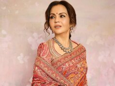 Nita Ambani spotlights Kashmiri craftsmanship at the inauguration of Shiv Mandir in Gir, styles it with rare Golconda diamonds | Fashion News