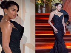 Priyanka Chopra Stuns in Black Gown at Bvlgari Eclettica Event
