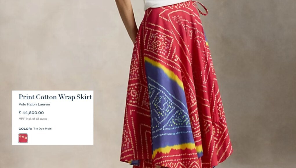 Ralph Lauren’s Rs 44,800 Bandhini-inspired print cotton skirt is breaking the internet. Here’s why | Fashion News