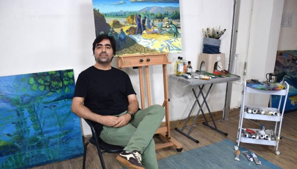 Why Kashmiri artist Azim Hassan paints home, memory and loss from China Why Kashmiri artist Azim Hassan paints home, memory and loss from China
