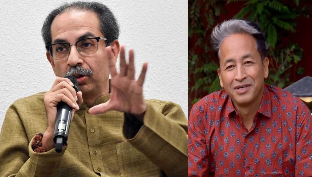 Shiv Sena (UBT) chief Uddhav Thackeray on Monday backed the protest of Cockroach Janta Party and climate activist Sonam Wangchuk over alleged irregularities in competitive exams.