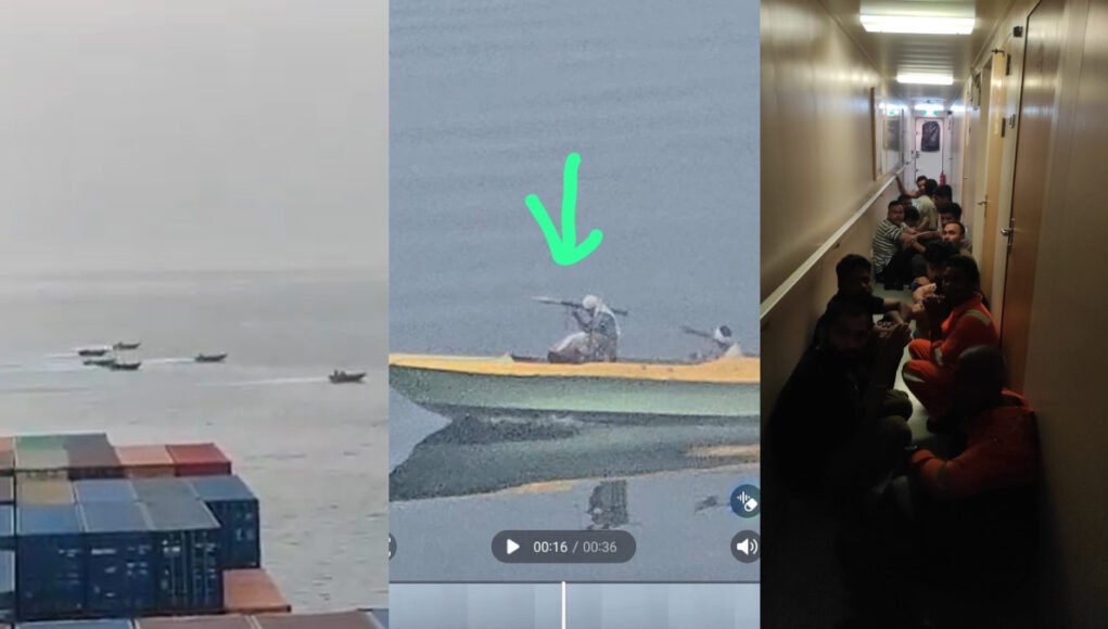 RPG fired, panic on board: Moment when ship with 21 Indians was attacked by Iranian naval forces | VIDEO RPG fired, panic on board: Moment when ship with 21 Indians was attacked by Iranian naval forces | VIDEO