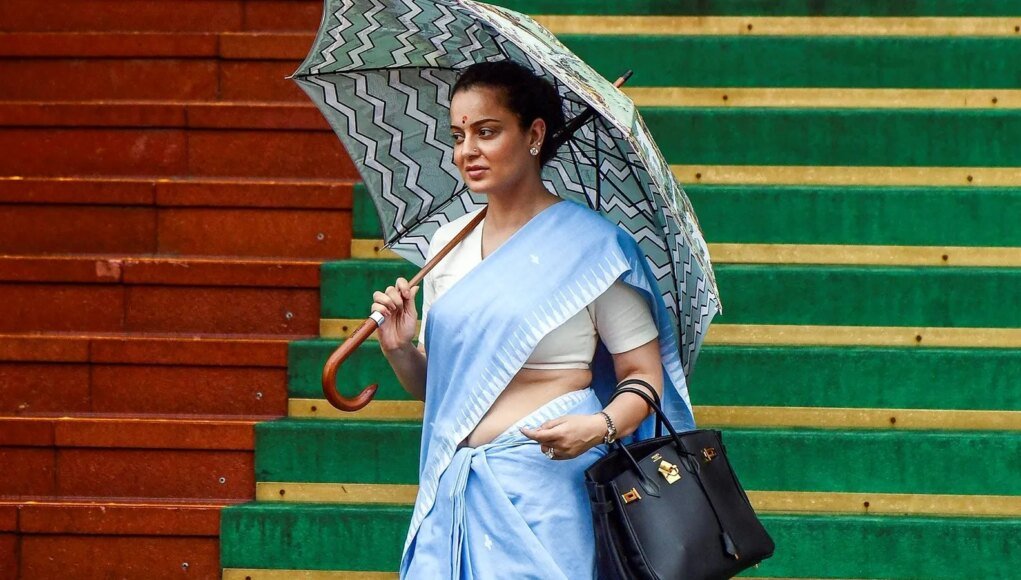 Why Kangana Ranaut’s 56 Lakh Parliament Look Is Making Waves Why Kangana Ranaut’s 56 Lakh Parliament Look Is Making Waves