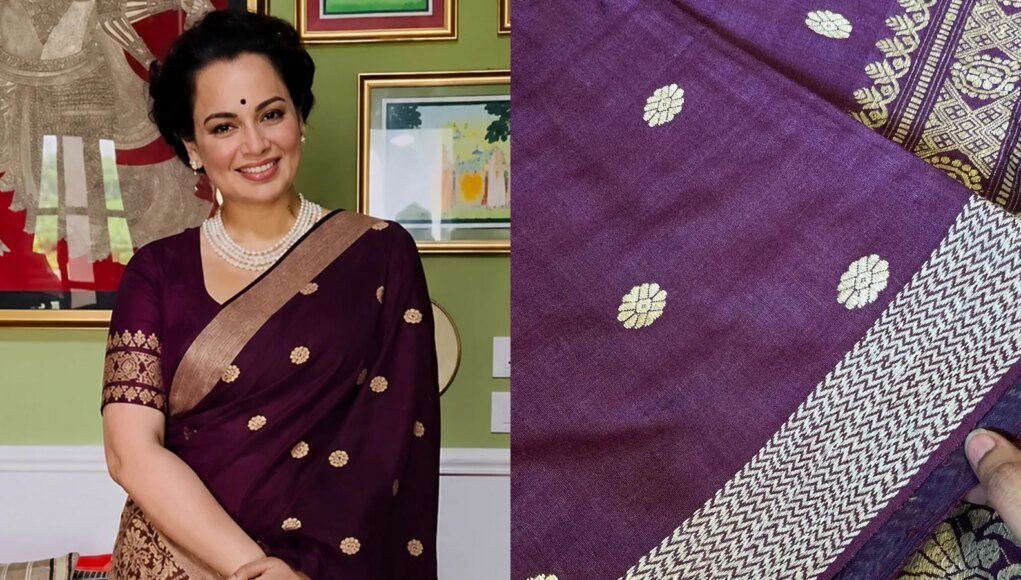 The story behind Kangana Ranaut’s 2.5-month, handwoven Meghalaya sari