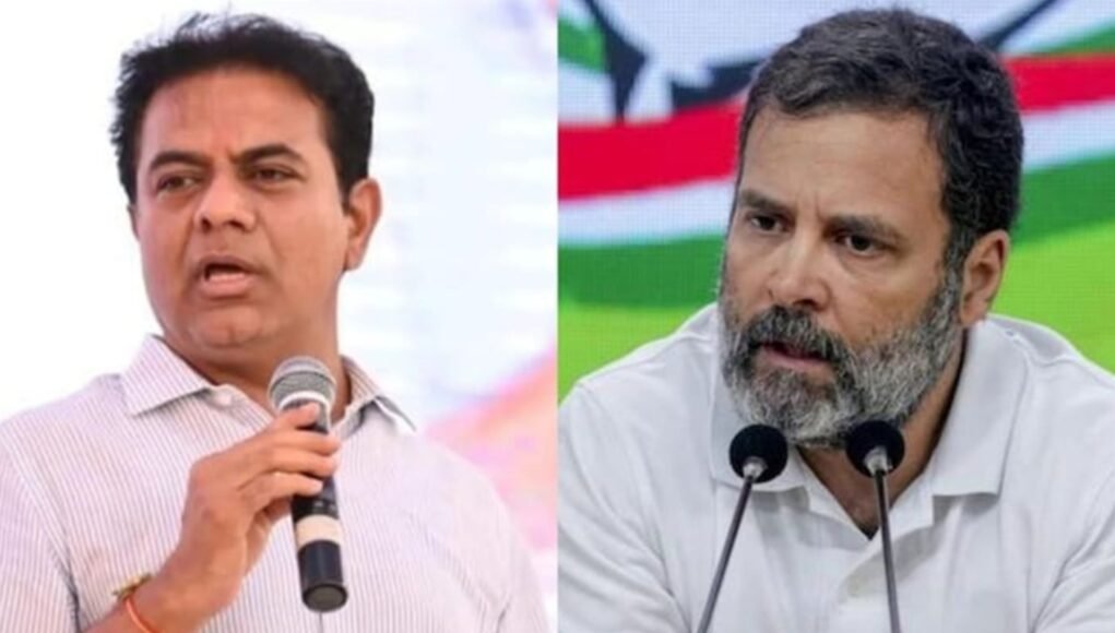 KTR targets Rahul with ‘Gaddari Ka Ghar’ remark KTR targets Rahul with ‘Gaddari Ka Ghar’ remark