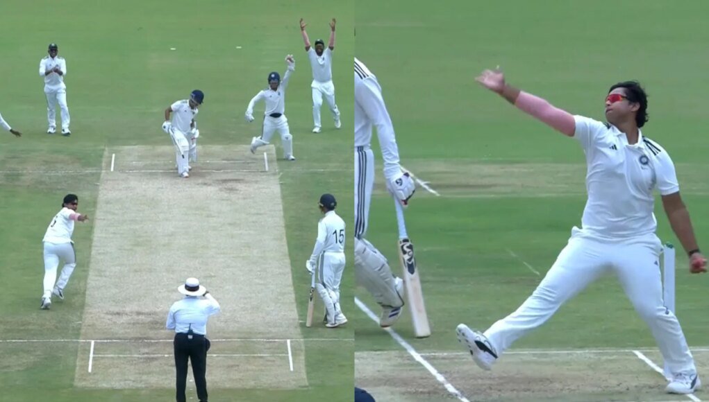 From 6-Ball Disappointment To Double Delight: Vaibhav Sooryavanshi’s Roller-Coaster Ride In Duleep Trophy. Watch From 6-Ball Disappointment To Double Delight: Vaibhav Sooryavanshi’s Roller-Coaster Ride In Duleep Trophy. Watch
