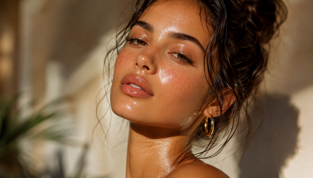 Summer’s Hottest Beauty Trend Wants You to Look Sweaty — Here’s What Dermatologists Say