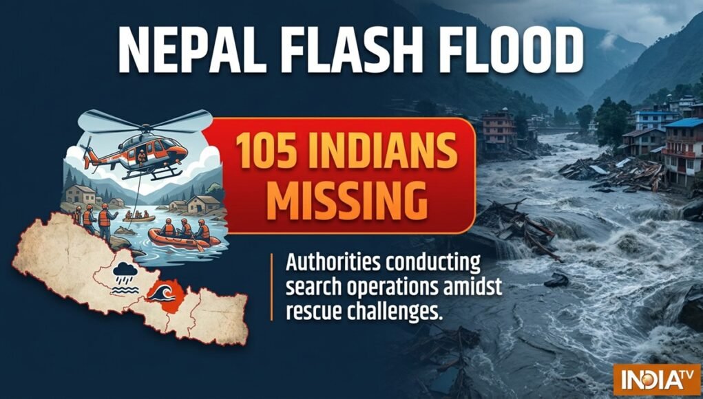 105 Indians among 291 foreigners missing as flash flood hits Nepal’s Rasuwa | What we know so far