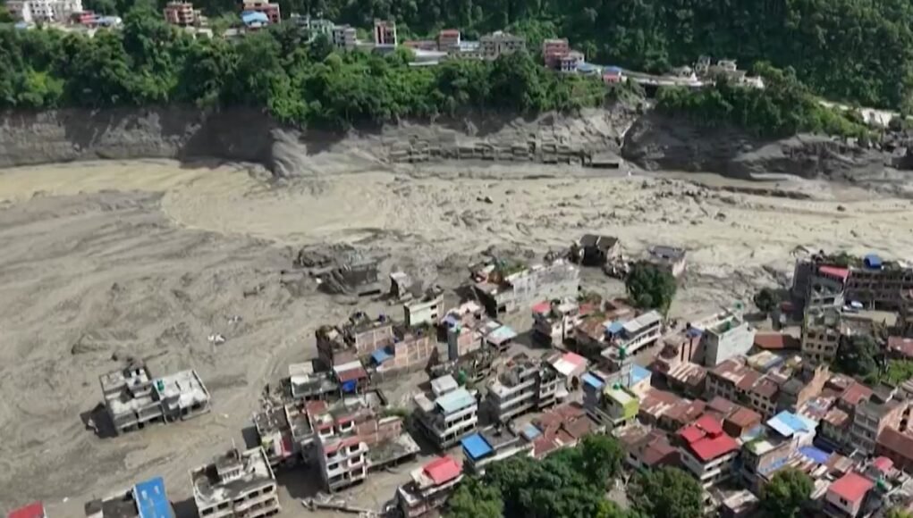 Aerial footage shows scale of devastation in Nepal after flash floods claim over 160 lives Aerial footage shows scale of devastation in Nepal after flash floods claim over 160 lives