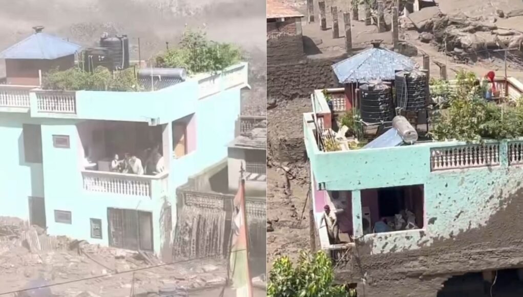 House miraculously survives raging flood waters in Nepal, family rescued later; video goes viral