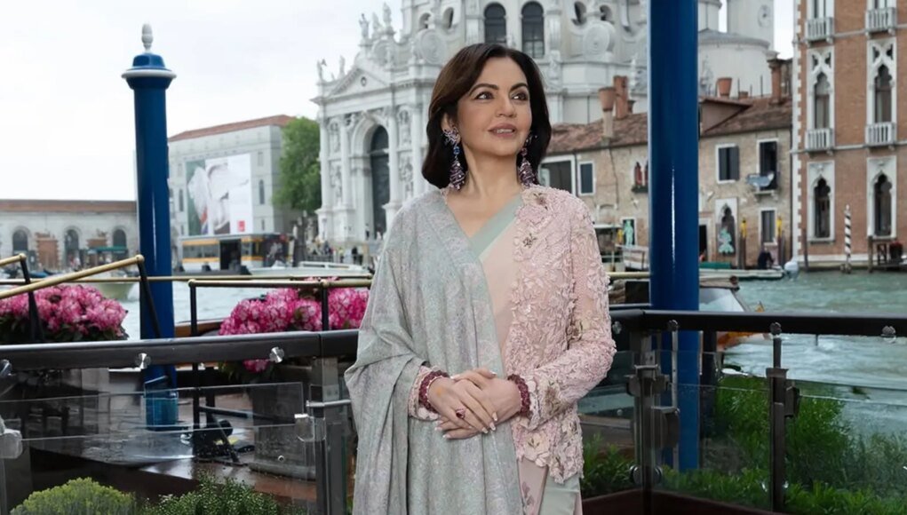 From Wallace Chan Jewels to Anamika Khanna: Nita Ambani’s Exquisite Biennale Style