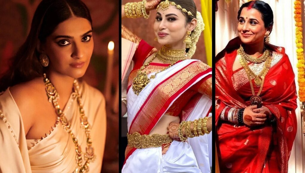 Gold, grace, and goddesses: Actors mastering the temple jewellery look | Fashion News