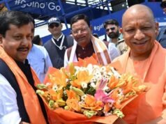 BJP chief Nitin Nabin, CM Yogi hold meeting with BJP leaders in Lucknow