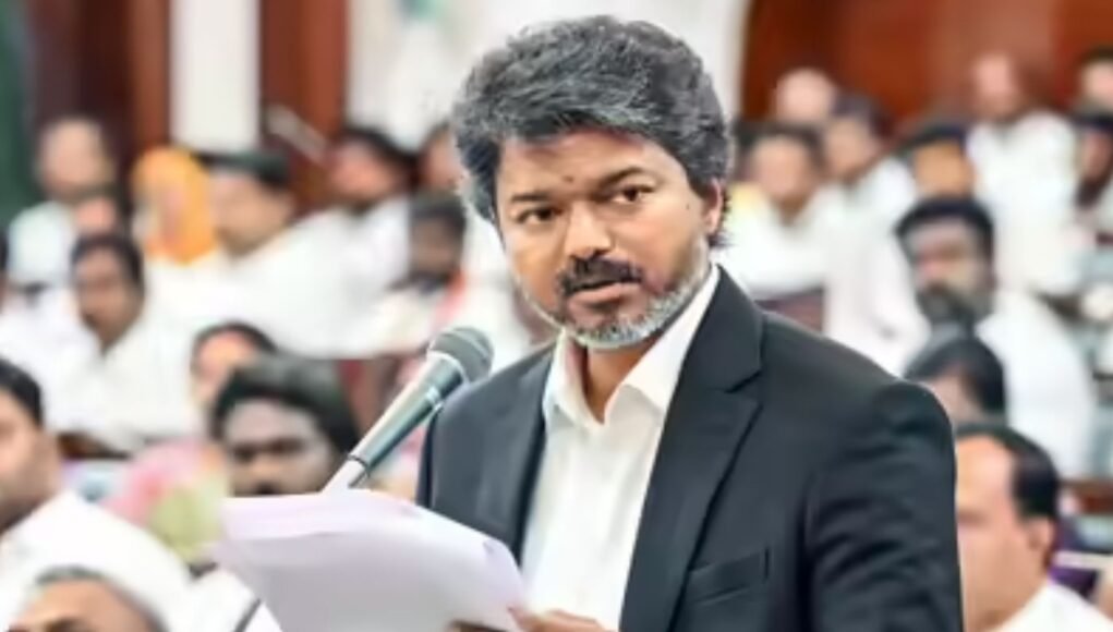 Vijay slams NEET, backs 2-language policy in Assembly Vijay slams NEET, backs 2-language policy in Assembly