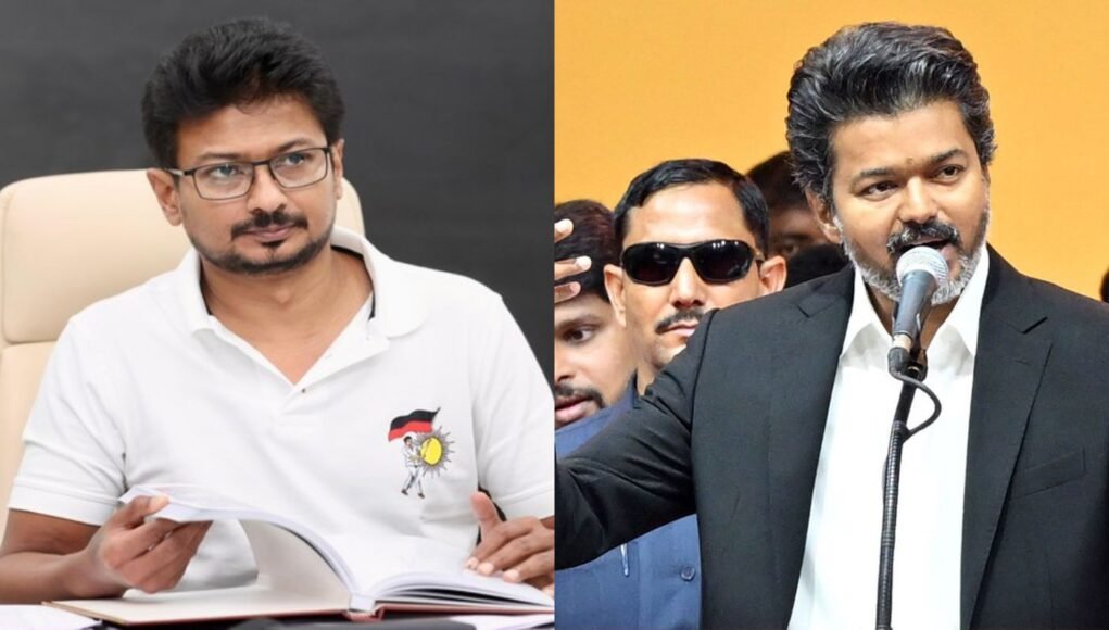 Assembly showdown between Vijay and Udhayanidhi on Cauvery issue Assembly showdown between Vijay and Udhayanidhi on Cauvery issue