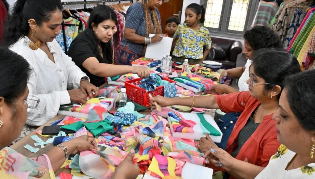 Kinusaiga Workshop in Visakhapatnam: Japanese fabric art at Kshwe Boutique Kinusaiga Workshop in Visakhapatnam: Japanese fabric art at Kshwe Boutique