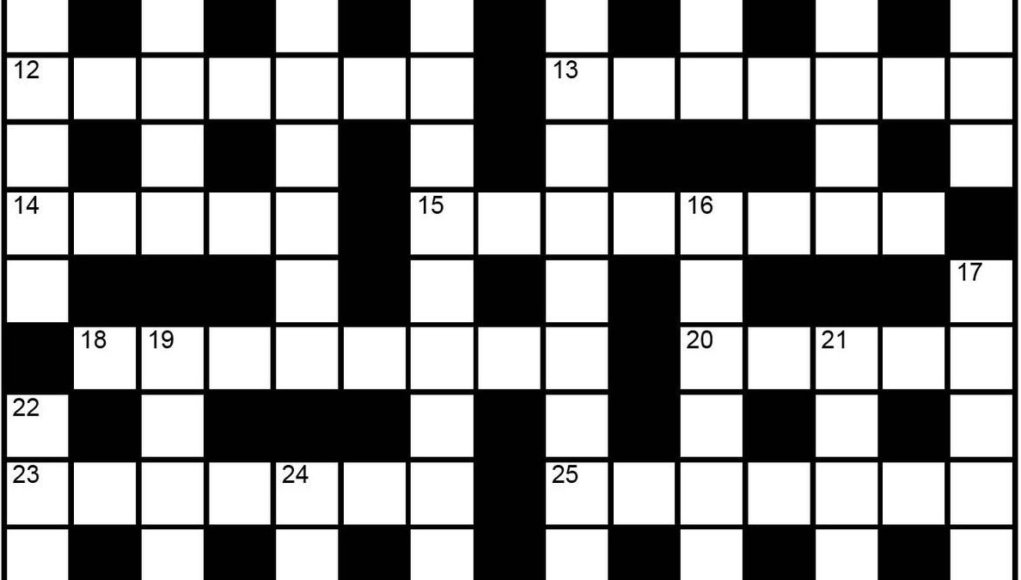 The Hindu Sunday crossword no. 72