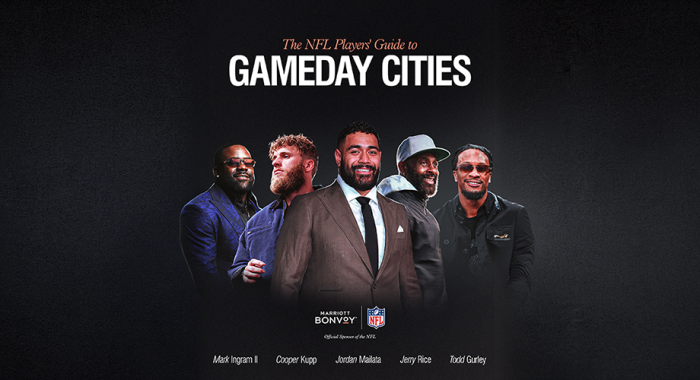 Marriott Bonvoy Teams Up with NFL Stars to Launch 37 Player-Curated City Guides | News Marriott Bonvoy Teams Up with NFL Stars to Launch 37 Player-Curated City Guides | News