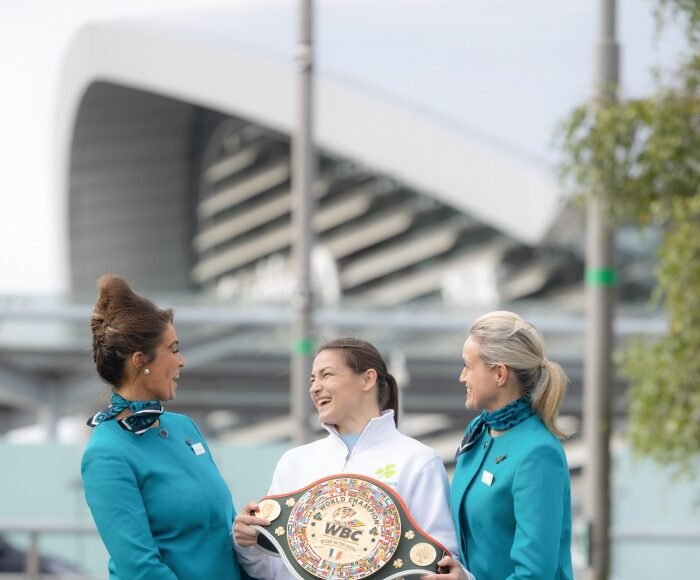 Aer Lingus cabin crew welcome Katie Taylor | News