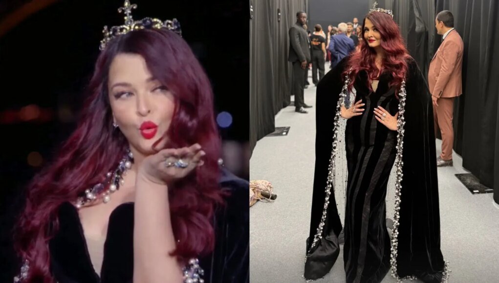 Aishwarya Rai Bachchan Brings ‘Queen’ Energy to Paris Fashion Week in Black Couture and Crown